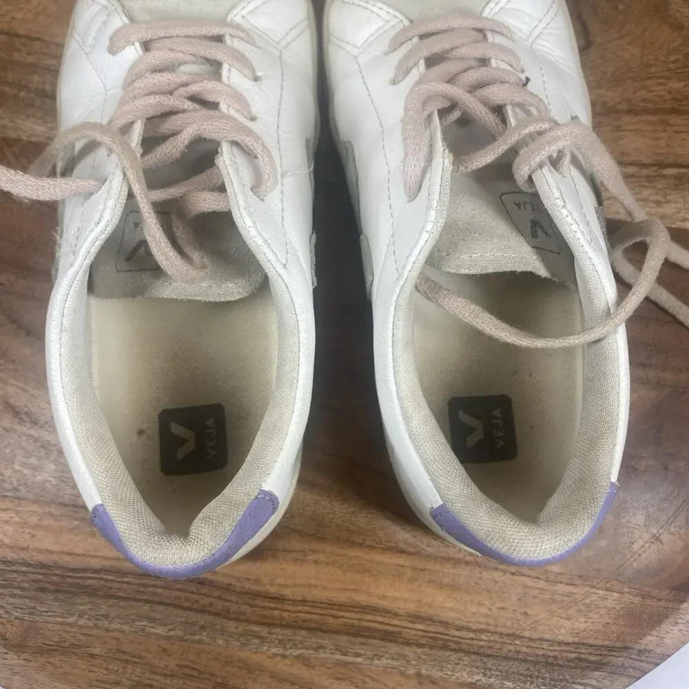 Veja Esplar Girls Kids Toddlers White Green Purple Size 3Y Shoes Sneakers